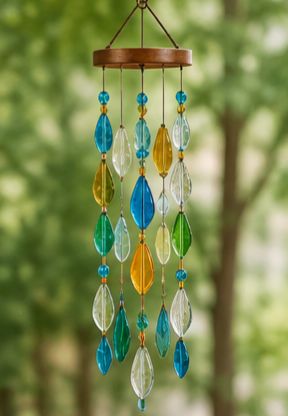 Glass wind chime