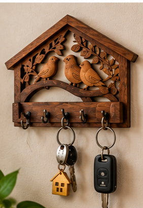 Wooden key holder
