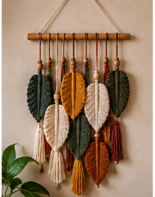 Woolen wall hanging