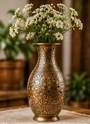 Metal vase