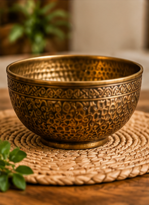 Metal bowl