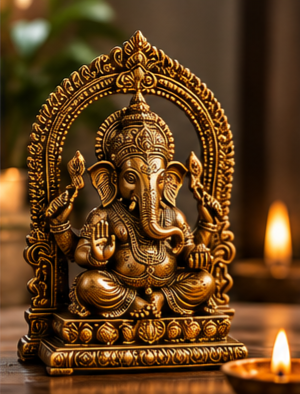 Premium brass Ganesha