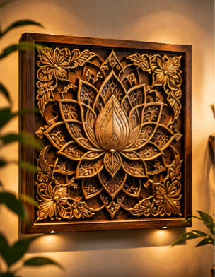 Woolen wall panel