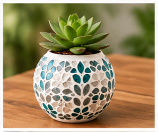 Mosaic Art Planter