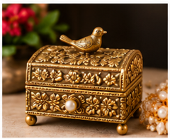 Antique Brass Jewellery Box